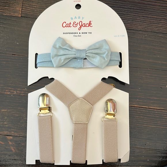 Baby suspenders and bow tie set - Picture 1 of 2